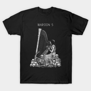 Family Skull Play Maroon T-Shirt